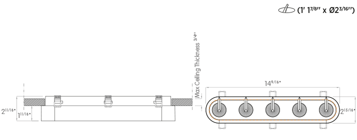 Multi - 5 reflectors-E5-S